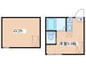 第２フタバハイツ 1Rの間取り