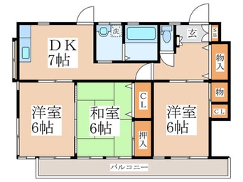 間取図 ユリハイツ