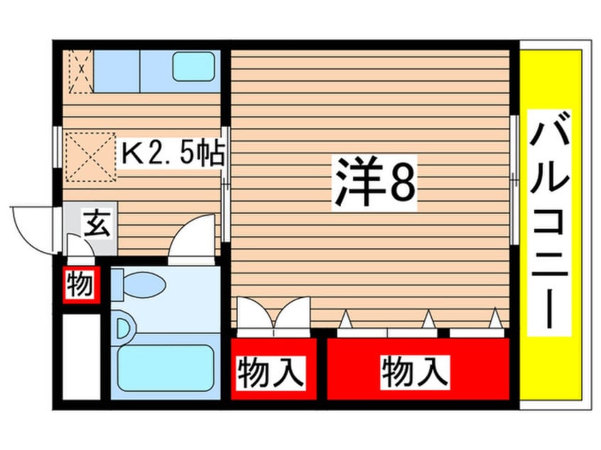 間取図 ガ－デンハイツＡ