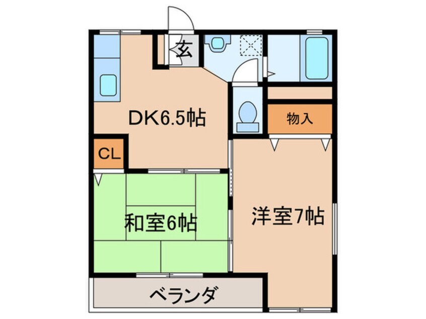 間取図 第２サンハイツ市川