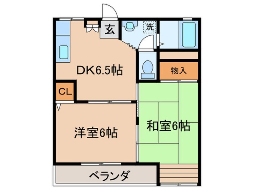 間取図 第２サンハイツ市川