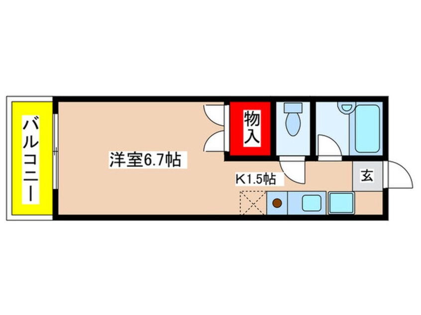 間取図 ハイスト－ンハイツ