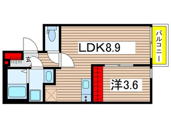 間取図 Lusso 東本町