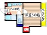 ハイツサノ 1Kの間取り