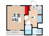 ハイツサノ 1Kの間取り