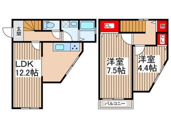 間取図 仮）宮戸３丁目戸建住宅