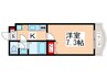 エクセルいづみ 1Kの間取り
