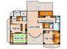 リバティハウス１（４Ｆ） 3LDK+Sの間取り