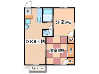 間取図 エステ－ト和田