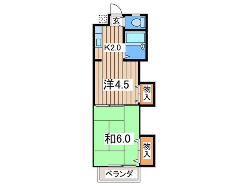 間取図 第１大浜ハイツ