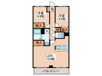 間取図 レガートたまプラーザ