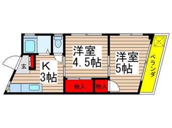 間取図 八幡サンハイツ