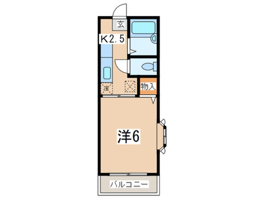 間取図 フラッツ横浜２