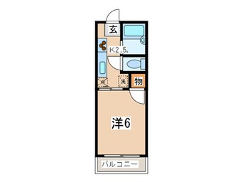 間取図 フラッツ横浜２