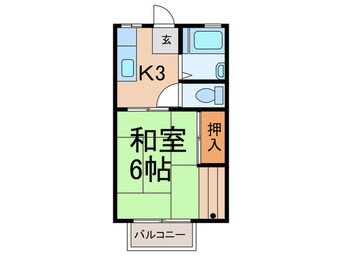 間取図 ハイムロ－ゼ