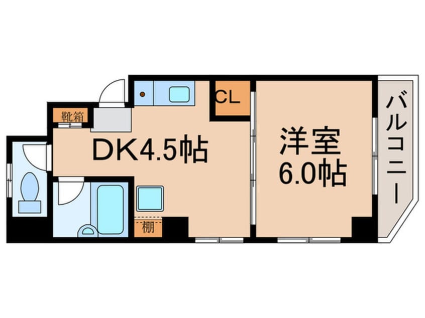 間取図 嵯峨野ビル