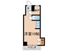 タイガーマンション 1Rの間取り