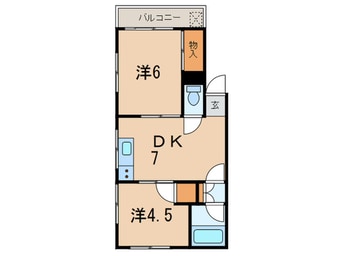 間取図 ハイツビレイ