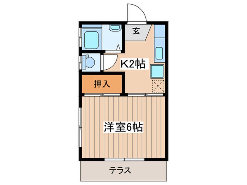 間取図 清水アパ－ト