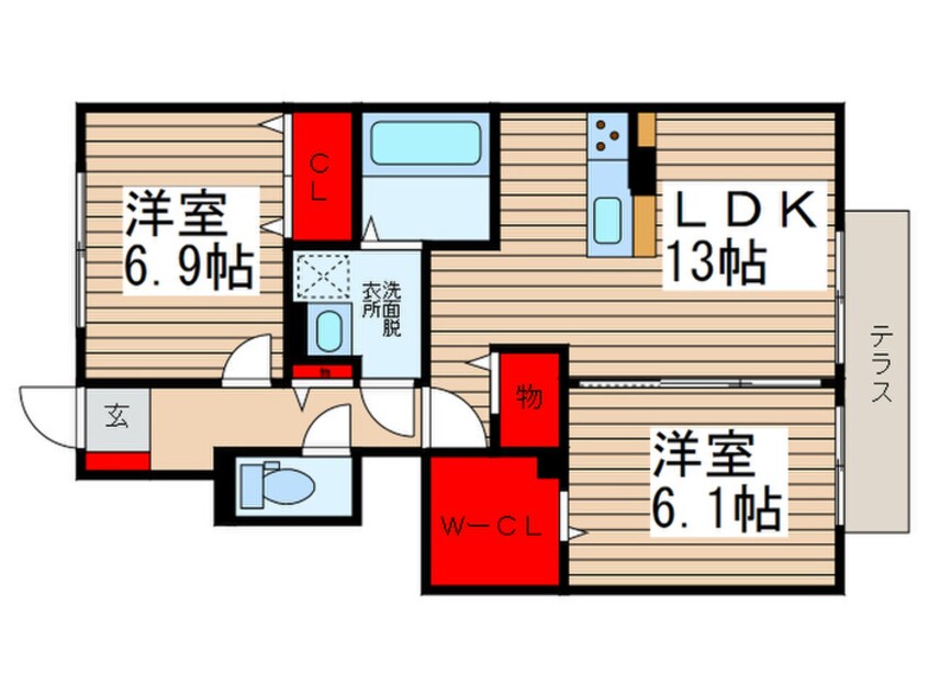 間取図 月うさぎ　弐