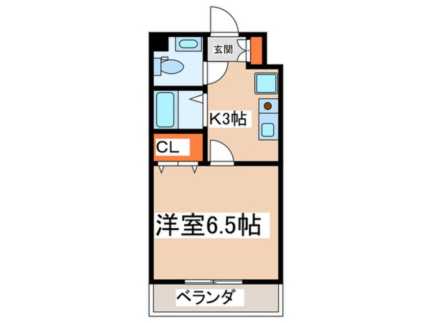 間取図 晴見町明星パレス