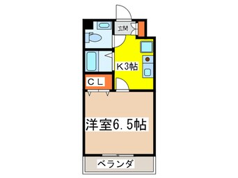 間取図 晴見町明星パレス