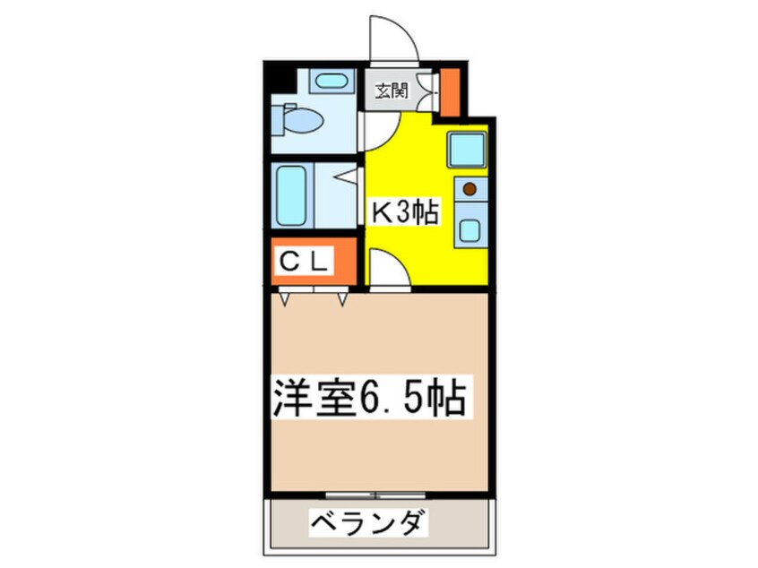 間取図 晴見町明星パレス