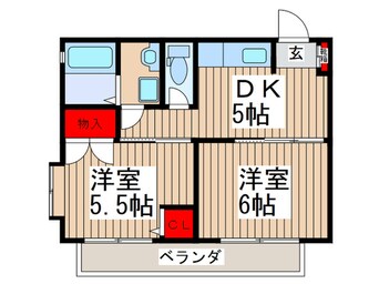 間取図 ブルボンＭ