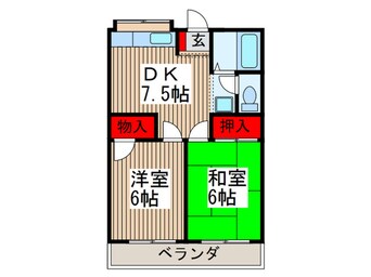 間取図 サンテラス篠田