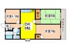 グリ－ンハイツ 3DKの間取り