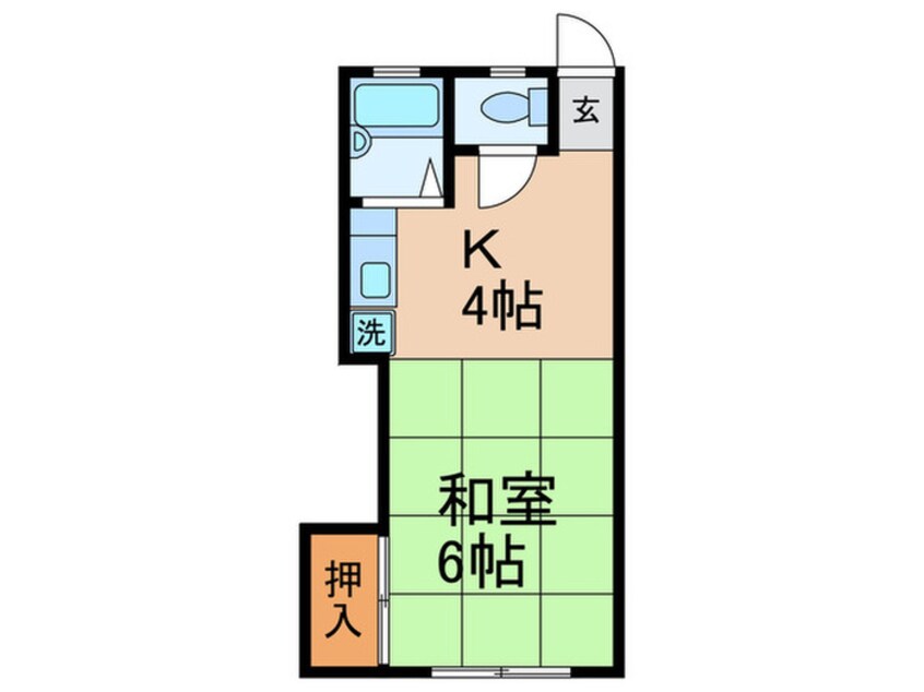 間取図 コーポなかやま