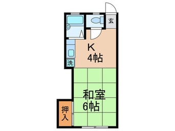 間取図 コーポなかやま