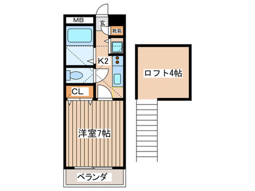 間取図 カミ－ル