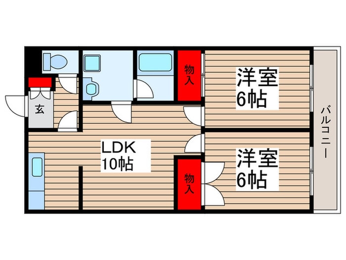 間取り図 グリ－ンビラ足立