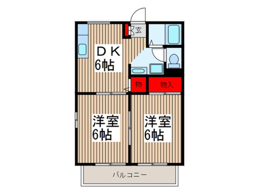 間取図 サンハイツ