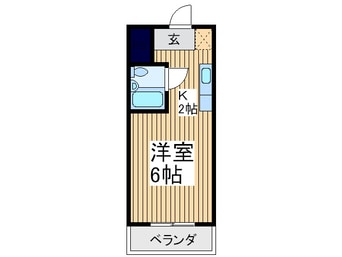 間取図 田町第２マンション　A