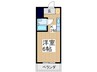 田町第２マンション　A 1Kの間取り