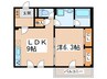 JULIARE 1LDKの間取り