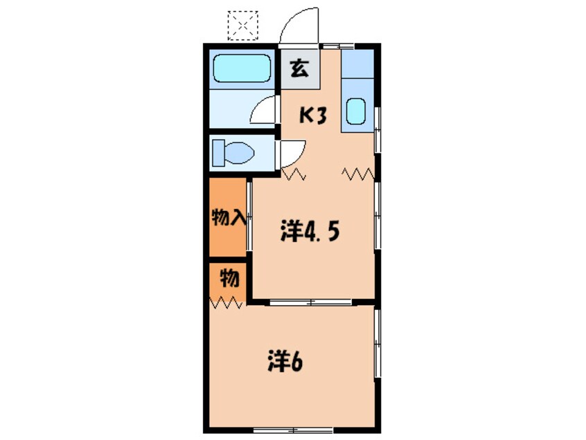 間取図 岩沢荘