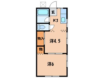 間取図 岩沢荘