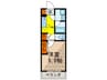Bellus Vita 1Kの間取り