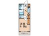 Bellus Vita 1Kの間取り