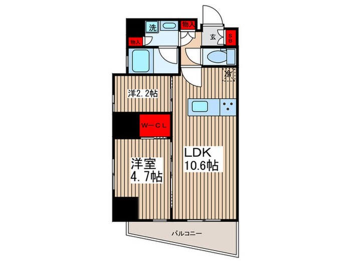 間取り図 コンフォリア新御徒町