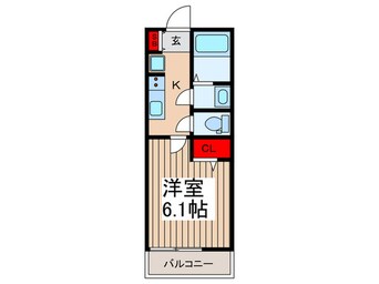 間取図 Will Elfe東川口