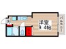 マ－メイド 1Rの間取り