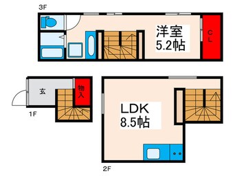 間取図 ダ・ボンベッキオ