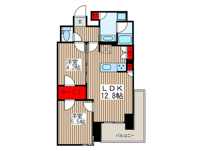 間取り図 ライトテラス蔵前
