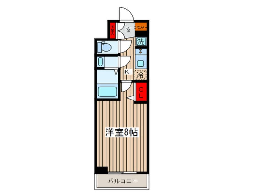 間取図 ライトテラス蔵前