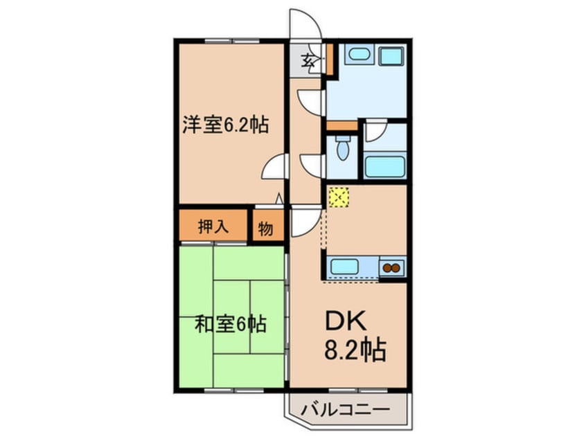 間取図 明光高野台マンション