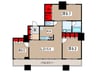 THE TOKYO TOWERS MID TOWER(5F) 3LDKの間取り